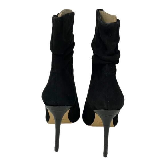 Marc Fisher Rayya Pointed Toe Slouch Bootie Black Suede Size 8 NWT $209 MSRP - Picture 6 of 7